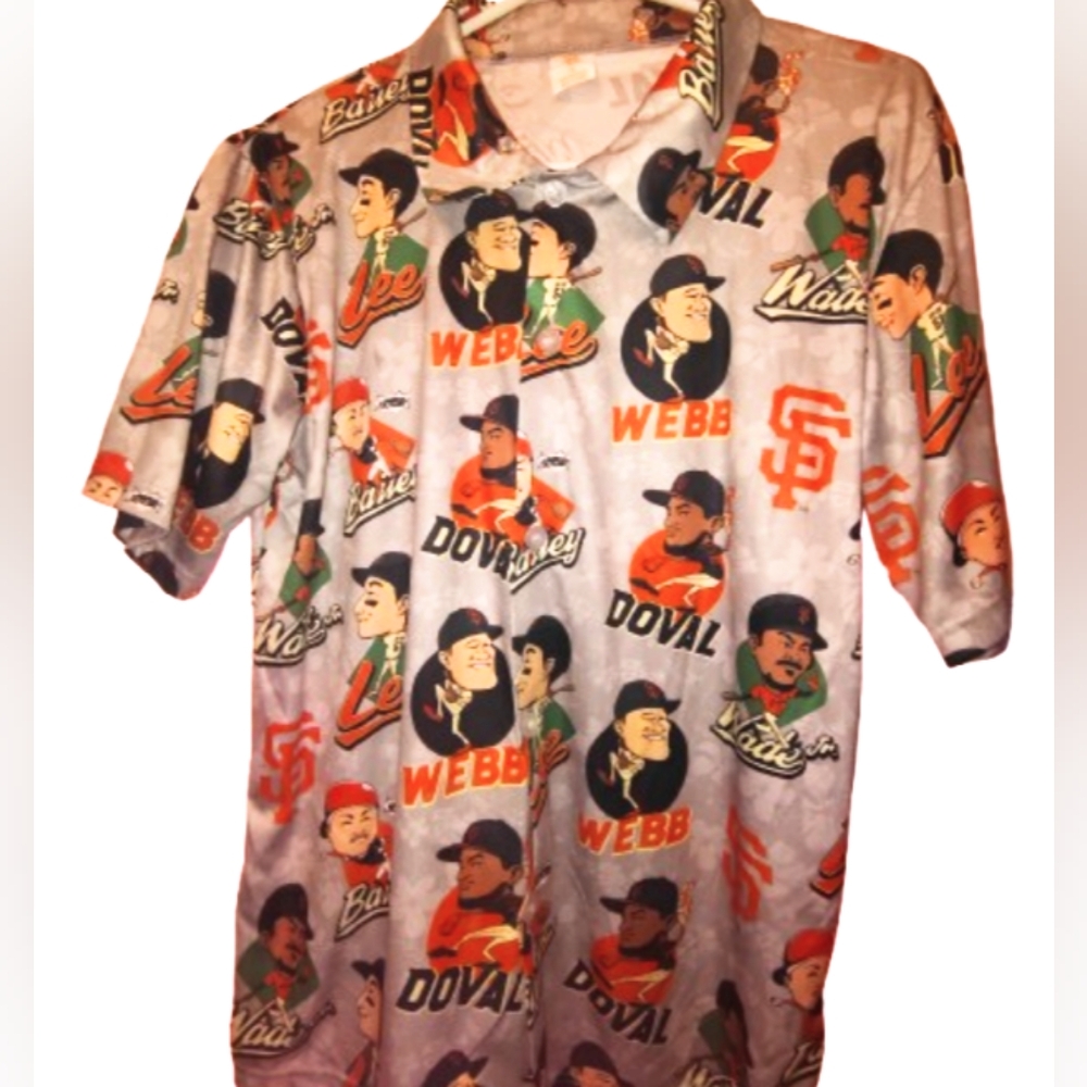 San Francisco Giants Hawaiian shirt Med